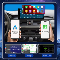 Système Linux Lecteur DVD de voiture sans fil CarPlay Android AUTO Écran 12,3 pouces 10,25 pouces pour Audi A6 A7 C7 Autoradio Stéréo Musique NAVI