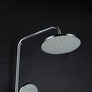 Alta calidad sanitario latón cromado cuarto de baño ducha de lluvia mezclador termostático grifo de la ducha juegos - Product Image 6