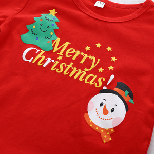 Christmas Kids Clothes Santa Baby Sets Girls Casual Suit With <b>Bell</b> Bottom Pants of China - Product Image 4