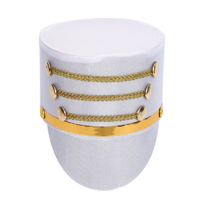 HLC Majorette Ring Master High Hats Tambores Major Cascanueces Baterista Uniformes Accesorios de disfraces Honor Guard Performs Hats - Product Image 4