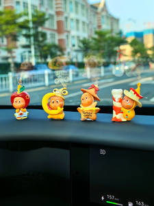 ของตกแต่งคอนโซลกลางรถยนต์รูปดาราสุดน่ารักสำหรั<span class=keywords><strong>บ</strong></span>สาวๆ ทำจากพีวีซี อุปกรณ์ตกแต่งภายในรถยนต์ - Product Image 5