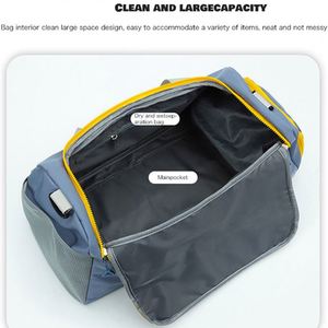 Sac de sport durable pour la gym et le fitness, sac de voyage organisateur avec compartiment à chaussures - Product Image 6