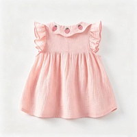 Robe de princesse douce et légère en coton pour filles, nouvelle collection été 2026, personnalisable