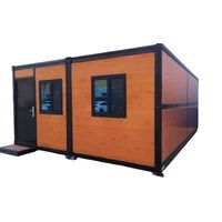 Petite mini maison mobile pliable portable de luxe bon marché de la Chine maison modulaire préfabriquée en conteneur pliant