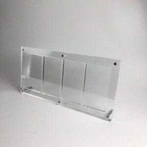 Cadre d'affichage en acrylique personnalisé OEM d'usine pour 4 paquets de cartes TCG Pokémon - Product Image 4
