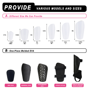 Protège-tibias de football FlexGrip personnalisés pour la protection, mini protège-tibias, équipement de protection pour adolescents et adultes, protège-tibias mini personnalisés - Product Image 5