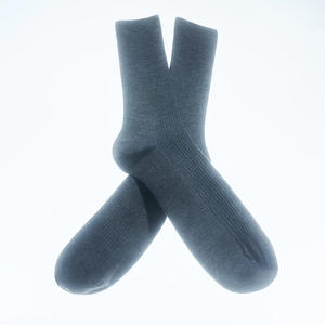 Chaussettes en laine côtelée mi-longues personnalisées, respirantes, élastiques, en laine mérinos, chaussettes de sport pour hommes - Product Image 6