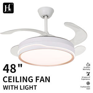 Ventilateur de plafond LED rechargeable avec télécommande, 42 pouces, pour salon, en fer ABS, certifié CB, économie d'énergie, assurance qualité - Product Image 2