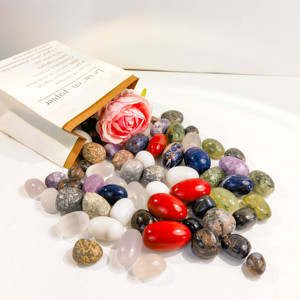 Kindfull Vente en gros Cristal naturel de haute qualité Artisanat <span class=keywords><strong>Pierre</strong></span> à rouler de guérison Matériau mixte Tumble pour la décoration - Product Image 3