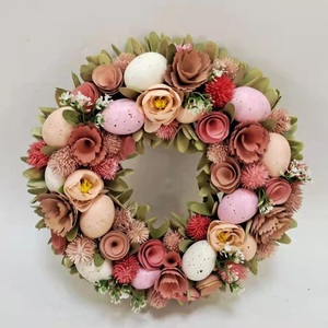 Handmade rattan foam <strong>door</strong> spring egg <strong>wreath</strong> making supplies <strong>easter</strong> <strong>wreath</strong> - Product Image 6