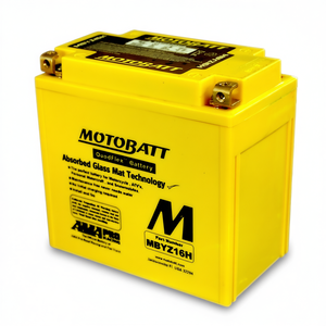 Batería de Motocicleta Motobatt 12V 16.5Ah AGM MBYZ16H Compatible con Yuasa GYZ16H - Product Image 3