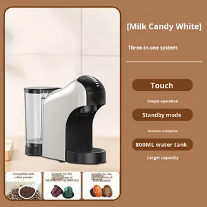 Small Fully <b>Automatic</b> Espresso <b>Machine</b> Household Office Hotel Multi-Functional American <b>Coffee</b> Cross-Border Plastic US Espresso - Product Image 2
