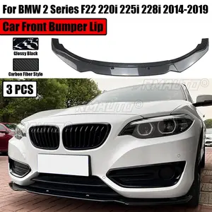 3 Piezas para BMW Serie 2 F22 F23 220i 218i 228i 225d 220d 218d 2014-2021, Protector de Parachoques Delantero, Alerón, Kit de Carrocería - Product Image 1