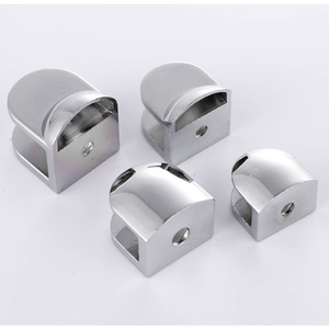 Dcj Glass Shelf Clip 6-12mm Zinc Alloy Modern Simple Durable For <b>Cabinet</b> Partition - Product Image 3