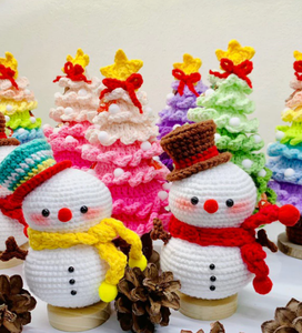 Guirlande <span class=keywords><strong>de</strong></span> Noël miniature en <span class=keywords><strong>tricot</strong></span> <span class=keywords><strong>de</strong></span> style classique, décoration murale simple en crochet pour fenêtre - Product Image 1