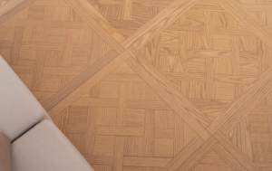 Parquet en chêne moderne, style <span class=keywords><strong>Versailles</strong></span> en forme de fleur, placage de bois, plancher contrecollé pour intérieur - Product Image 4