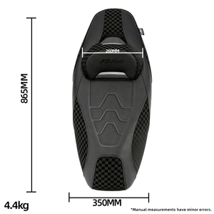 Coprisedile per Honda ADV160 in pelle PU impermeabile con stampa a trasferimento d'acqua, schienale morbido, comfort migliorato, all'ingrosso - Product Image 6