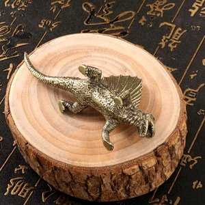Statue de <span class=keywords><strong>dinosaure</strong></span> unique en laiton par Copper Crafts, idéale pour le salon, le bureau, cadeau pour <span class=keywords><strong>papa</strong></span> ou maman - Product Image 4