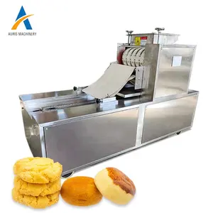 Paslanmaz çelik özelleştirilmiş rulo tipi mini bisküvi makinesi kalıplama şeker çerez kraker biçimlendirme makinesi