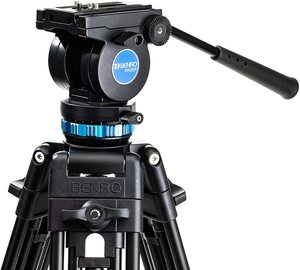 Trípode de Video <span class=keywords><strong>Benro</strong></span> KH26P con Cabezal |   Deslizamiento Continuo de Panel |   Capacidad de Carga de 5 kg - Product Image 5