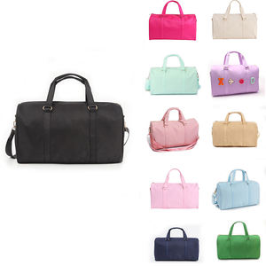 DIY Ball Patches Noir Grand Bagage <span class=keywords><strong>Sac</strong></span> Or Fermeture Éclair Voyage Étanche Nylon Garçons Hommes Duffel Tote <span class=keywords><strong>Sport</strong></span> Gym Nylon Weekender Sacs - Product Image 5