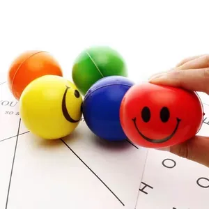 Schuim Fabrikant Custom Logo Sensorische Stress Bal Voor Kinderen Baby Anti Stress Fidget Speelgoed Bounce Bal