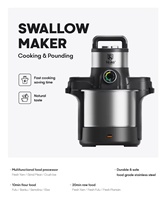 Mixeur Portable Polyvalent pour Usage Domestique et Hôtelier, pour Préparation de Fufu, Hachage de Viande et Cuisson des Aliments – Machine à Préparer les Pâtes Chaudes