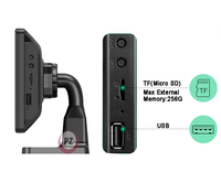 Monitor Portátil para Auto con Pantalla Táctil de 10.36 Pulgadas, Reproductor MP5 OEM para Auto, USB, Carplay, Sistema de Seguridad con Asistencia de Reversa 4K, Monitor para Autobús