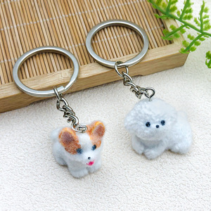 Pendentif <span class=keywords><strong>Corgi</strong></span> 3D en résine floquée multicolore pour la fabrication de bijoux DIY (colliers, bracelets, boucles d'oreilles, porte-clés) - Product Image 4