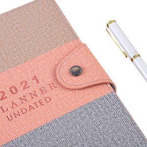 Quaderno di Classe alla Moda con Copertina in Tessuto Intrecciato <span class=keywords><strong>a</strong></span> <span class=keywords><strong>Blocchi</strong></span> di Colore, Diario Portatile da Viaggio, Blocco Note Quotidiano per Studenti - Product Image 3