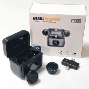 Nuevo Micrófono Inalámbrico de Solapa SX82, Micrófono Portátil Tipo-C con Clip Magnético Trasero, Reducción de Ruido, Micrófono de Radio - Product Image 6