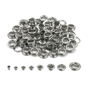 Accessoires de chaussures en gros : Rivets ronds en laiton massif de 5 mm à 21 mm, œillets métalliques noirs pour cuir - Product Image 2