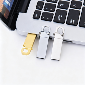 Nueva Memoria USB 2.0 de Metal con Logotipo Personalizado, 32GB/64GB/128GB, Resistente al Agua, para Uso en Automóvil, Regalo Empresarial, Caja de Regalo, 1 Año de Garantía - Product Image 3