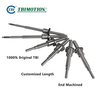 Taiwan Original TBI SFU2005 1605 vis à billes Guide linéaire 2510 autoroute CNC usinage ensemble vis à billes 32mm 8mm 20mm pièces pour CNC