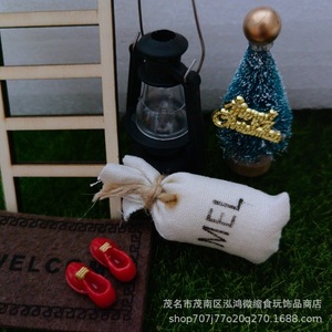 yxsDOLLHOUSE Puppenhaus-Zubehör Mini-Haus-Eingang Weihnachtsdekoration-Set Simulationsmodell <span class=keywords><strong>djd</strong></span> - Product Image 2