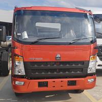 Camions à plateau neufs LHD/RHD d'occasion 4x2 6 roues 3/5/8/10/15T à ridelles latérales, camions légers Howo, châssis de camions de fret à vendre