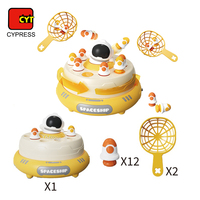 Jeu de tir électrique en plastique pour attraper les canards avec fonctions de plateau tournant et de rebond, musique pour enfants, jeu de société