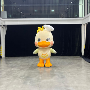 Costume gonflable personnalisé de mascotte <span class=keywords><strong>canard</strong></span>, costume gonflable de mascotte marchante de 2m, costumes gonflables publicitaires de <span class=keywords><strong>canard</strong></span> pour adultes - Product Image 1