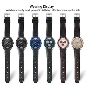 Bracelet de luxe en caoutchouc 20 mm 22 mm, bracelet en cuir, bracelet en silicone liquide à extrémités courbées et surpiqûres - Product Image 5