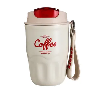 Ailingalaxy Wholesale New Design 360ml Travel Coffee Mug Logo Stainless Steel Double-Wall Vacuum Insulated Coffee Mug With Lid