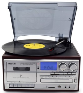 Lack glue-honógrafo multifunción, fonógrafo de <span class=keywords><strong>tres</strong></span> velocidades, Decoración Retro Para sala de estar - Product Image 3