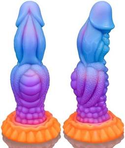 Vente en gros de jouets sexuels pour adultes : Grand godemiché monstre extraterrestre artificiel lumineux avec ventouses - Dildo-silikonformen - Product Image 1