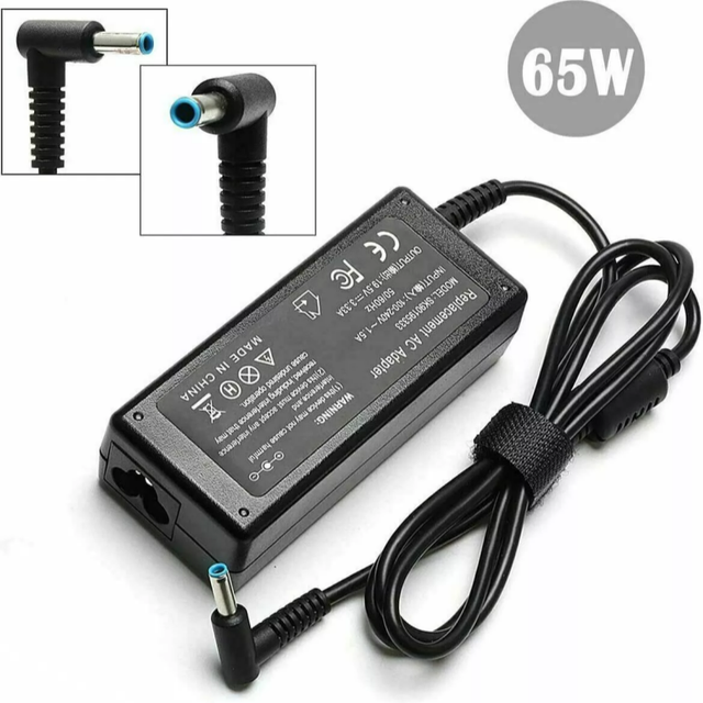 65W 19.5V 3.33A Blue Tip 4.5x3.0mm Laptop Charger for HP 15-dy 15-dw 15-ef 15-da Extra Long Cord Power Adapter