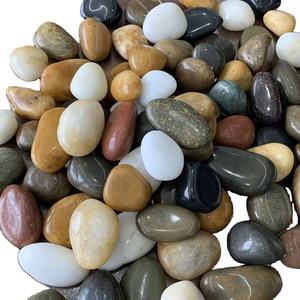 أحجار أنهار يوديشي عالية الجودة مخصصة من المصنع ، أحجار رصف فناء ، أحجار حصوف بيضاء ملونة طبيعية - Product Image 2