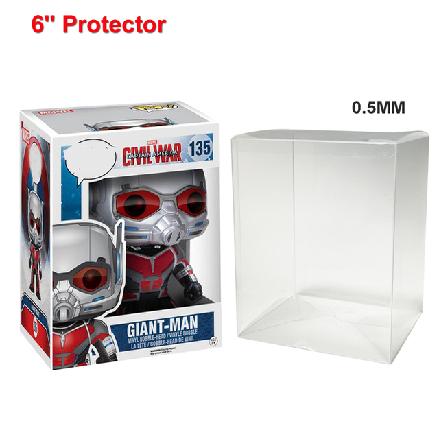 Acetate Boxes PET clear Plastic 6 Inches Toy Box Protector case for Funko Pop Baili