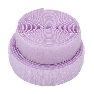 Bande auto-agrippante en nylon à coudre 20mm/25mm/38mm, multicolore (violet, orange), disponible en plusieurs largeurs et 280 couleurs, réutilisable pour vêtements - Product Image 3