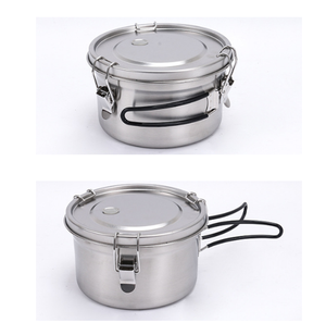 DFP0724 SUS 304 Bol de rangement en acier inoxydable avec couvercle et valve d'aération, bol de rangement alimentaire pour réfrigérateur - Product Image 3