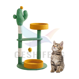 2024 Wholesale New Eco-Friendly Cactus Shape <strong>Cat</strong> <strong>Climbing</strong> Tree Carton Packing <strong>Cat</strong> Scratching Sleeping House <strong>Frame</strong> - Product Image 6