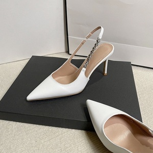 Nuevos Stilettos de Moda con Correa en el Tobillo <span class=keywords><strong>para</strong></span> Mujer, Tacones de Punta con Pedrería, Ligeros y Sexys <span class=keywords><strong>para</strong></span> Exteriores - Product Image 4