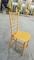 Chaises de banquet empilables en plastique doré pour mariage, hôtel et fête, capacité 660 lbs, vente en gros d'usine